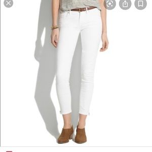 Madewell skinny skinny ankle jeans!